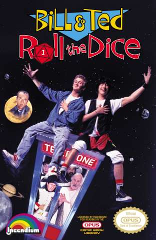 Bill & Ted Roll the Dice #3 (5 Copy Video Game Homage Cover)
