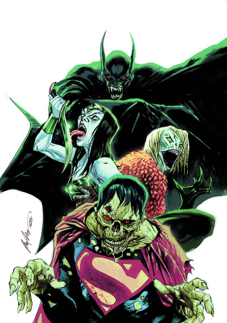 Justice League #35 (Monsters Cover)
