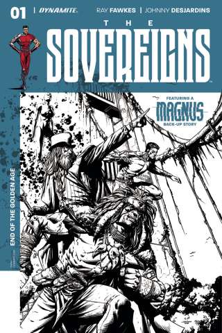 The Sovereigns #1 (20 Copy Desjardins B&W Cover)
