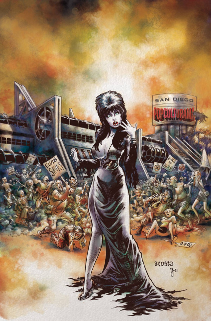 Elvira: The Wrath of Con (Virgin Art Cover)