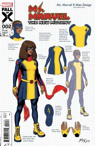 Ms. Marvel: The New Mutant #2 (10 Copy Jamie McKelvie Design Cover)
