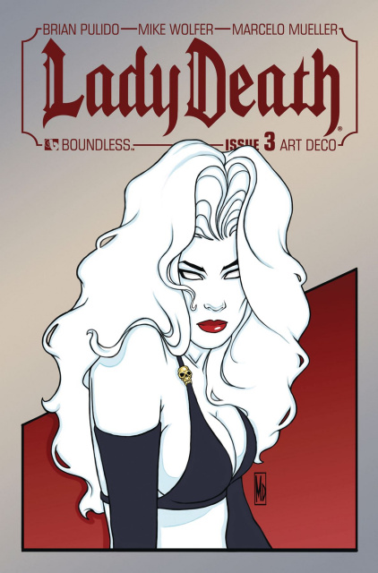 Lady Death #3 (Art Deco Variant Cover)