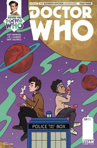 Doctor Who: New Adventures with the Eleventh Doctor, Year Three #4 (Smith Cover)