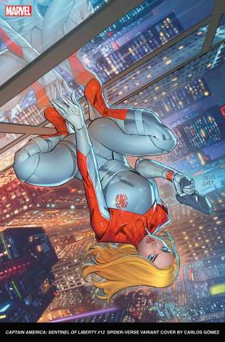 Captain America: Sentinel of Liberty #12 (Carlos Gomez Spider-Verse Cover)