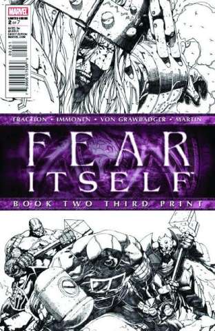 Fear Itself #2 (3rd Printing Sketch Variant)