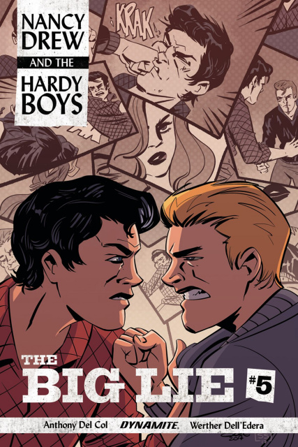Nancy Drew and The Hardy Boys #5 (Charretier Cover)