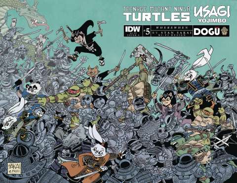 Teenage Mutant Ninja Turtles / Usagi Yojimbo: Wherewhen #5 (Sakai Cover)