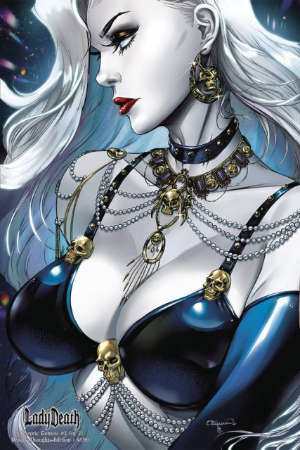 Lady Death: Necrotic Genesis #2 (Deadly Thoughts Cover)