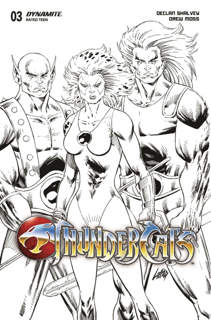 Thundercats #3 (10 Copy Liefeld B&W Cover)