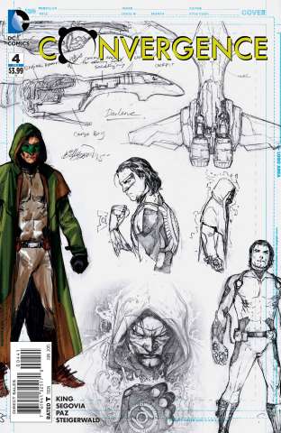 Convergence #4 (Green Lantern Sketch Cover)
