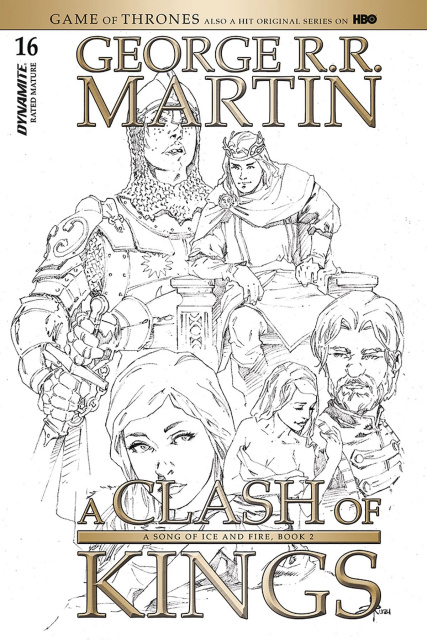 A Game of Thrones: A Clash of Kings #16 (20 Copy Rubi B&W Cover)