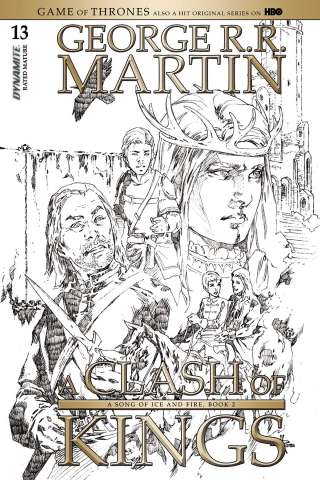 A Game of Thrones: A Clash of Kings #13 (15 Copy Rubi B&W Cover)