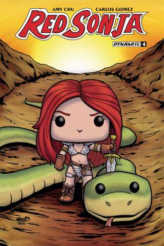 Red Sonja #4 (Funko Meents Cover)