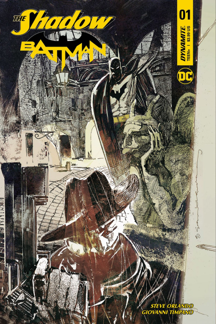 The Shadow / Batman #1 (Sienkiewicz Cover)