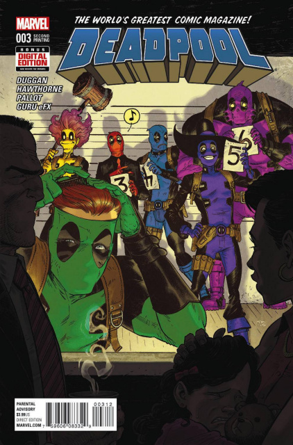 Deadpool #3 (Moore 2nd Printing)