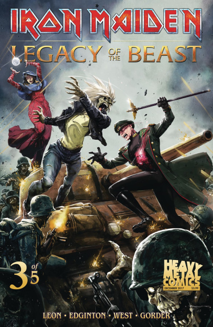 Iron Maiden: Legacy of the Beast #3 (Casas Cover)
