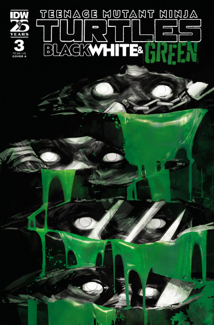 Teenage Mutant Ninja Turtles: Black, White & Green #3 (Jock Cover)