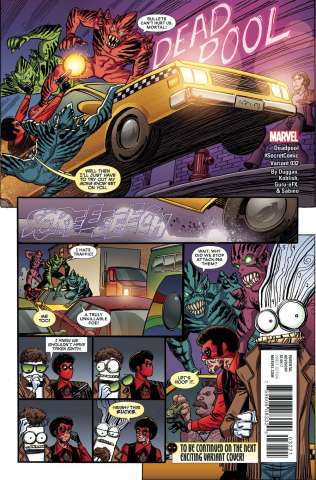 Deadpool #32 (Koblish Secret Comics Cover)
