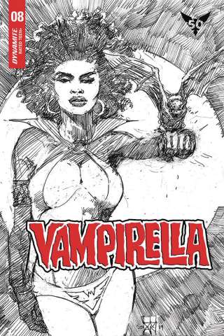 Vampirella #8 (20 Copy Cowan B&W Cover)