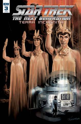 Star Trek: The Next Generation - Terra Incognita #3 (25 Copy Woodward Cover)