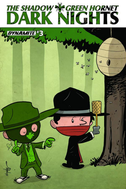 The Shadow / Green Hornet: Dark Nights #3 (Subscription Cover)