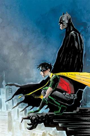 Robin & Batman #1 (Jeff Lemire Cover)