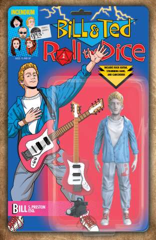 Bill & Ted Roll the Dice #4 (5 Copy Bill Action Figure Cover)