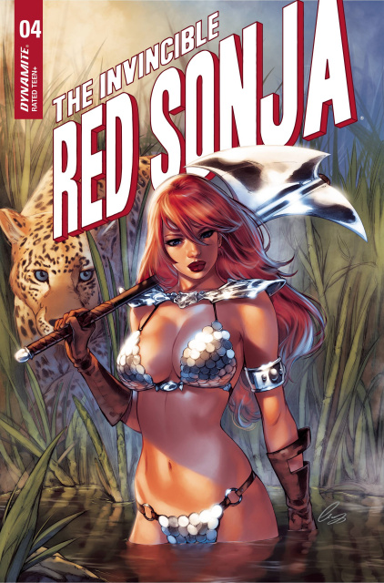 The Invincible Red Sonja #4 (Premium Chatzoudis Cover)