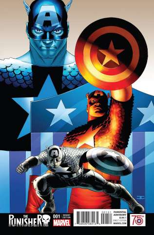The Punisher #1 (Cassaday Captain America 75th Anniversary Cover)