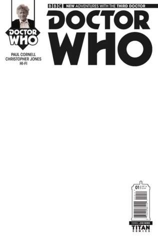 Doctor Who: New Adventures with the Third Doctor #1 (Blank Cover)