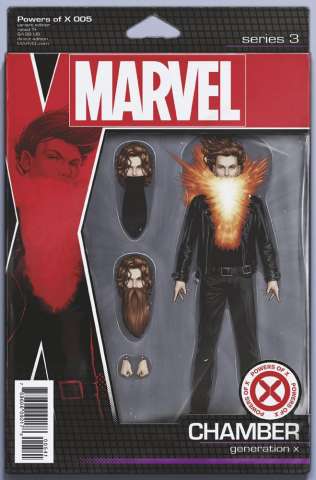 Powers of X #5 (Christopher Action Figure Cover(