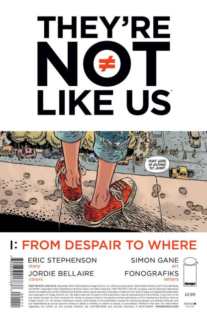 They're Not Like Us #1 (2nd Printing)