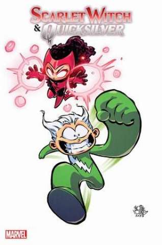 Scarlet Witch & Quicksilver #1 (Skottie Young Cover)