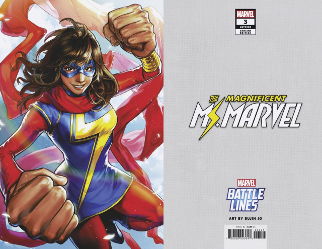 The Magnificent Ms. Marvel #3 (Sujin Jo Marvel Battle Lines Cover)