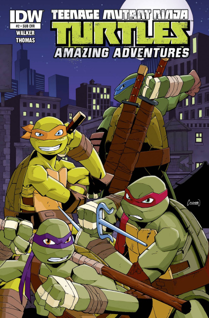 Teenage Mutant Ninja Turtles: Amazing Adventures #2 (Subscription Cover)