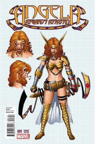 Angela: Asgard's Assassin #1 (Quesada Design Cover)