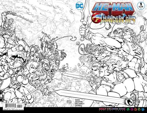 He-Man / Thundercats #1 (Coloring Book Cover)