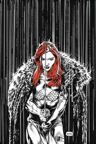 Red Sonja #17 (15 Copy Mooney Homage Virgin Cover)