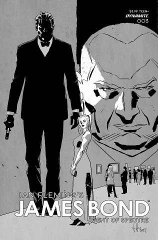 James Bond: Agent of SPECTRE #3 (11 Copy Casalanguida B&W Cover)