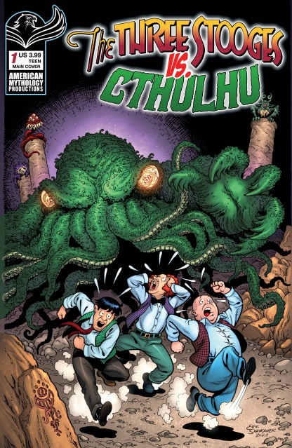 The Three Stooges vs. Cthulhu #1 (Shanower Cover)