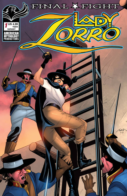 Lady Zorro: Final Flight #1 (Avella Cover)