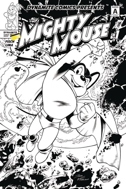Mighty Mouse #1 (10 Copy Lima B&W Cover)