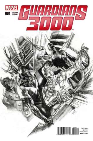 Guardians 3000 #1 (Ross Sketch Cover)