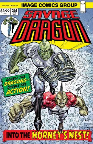 Savage Dragon #261 (Retro '70s Trade Dress Cover)