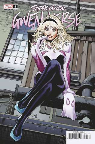 Spider-Gwen: Gwenverse #5 (Land Homage Cover)