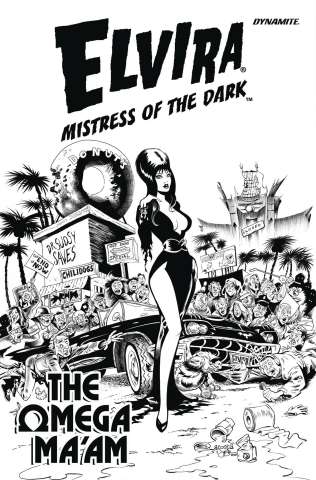 Elvira: Quarantine (Line Art Cover)