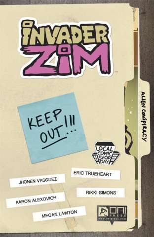 Invader Zim #0 (Local Comic Shop Day 2016)