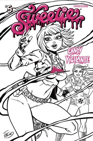 Sweetie: Candy Vigilante #5 (7 Copy Josh Howard Line Art Cover)