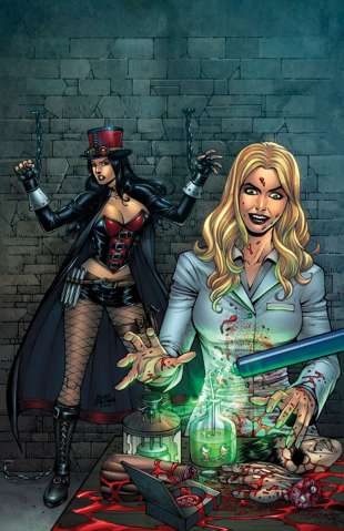 Grimm Fairy Tales: Van Helsing vs. Frankenstein #2 (Salonga Cover)