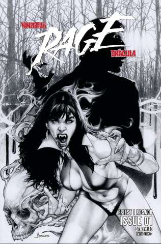 Vampirella / Dracula: Rage #1 (10 Copy Anacleto Line Art Cover)